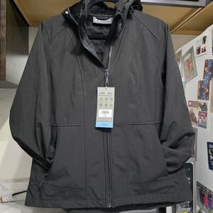 Free Country Fleece Line Black  Wome Large Jacket